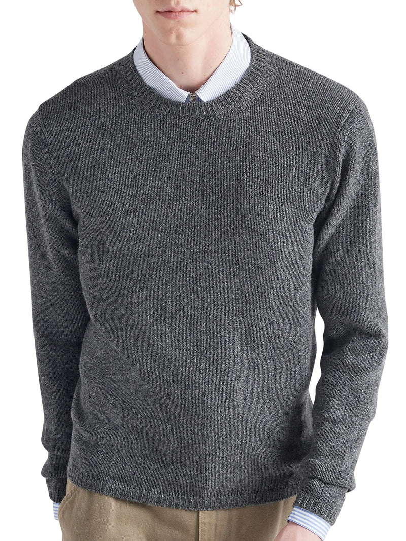 CREW NECK CASHMERE SWEATER