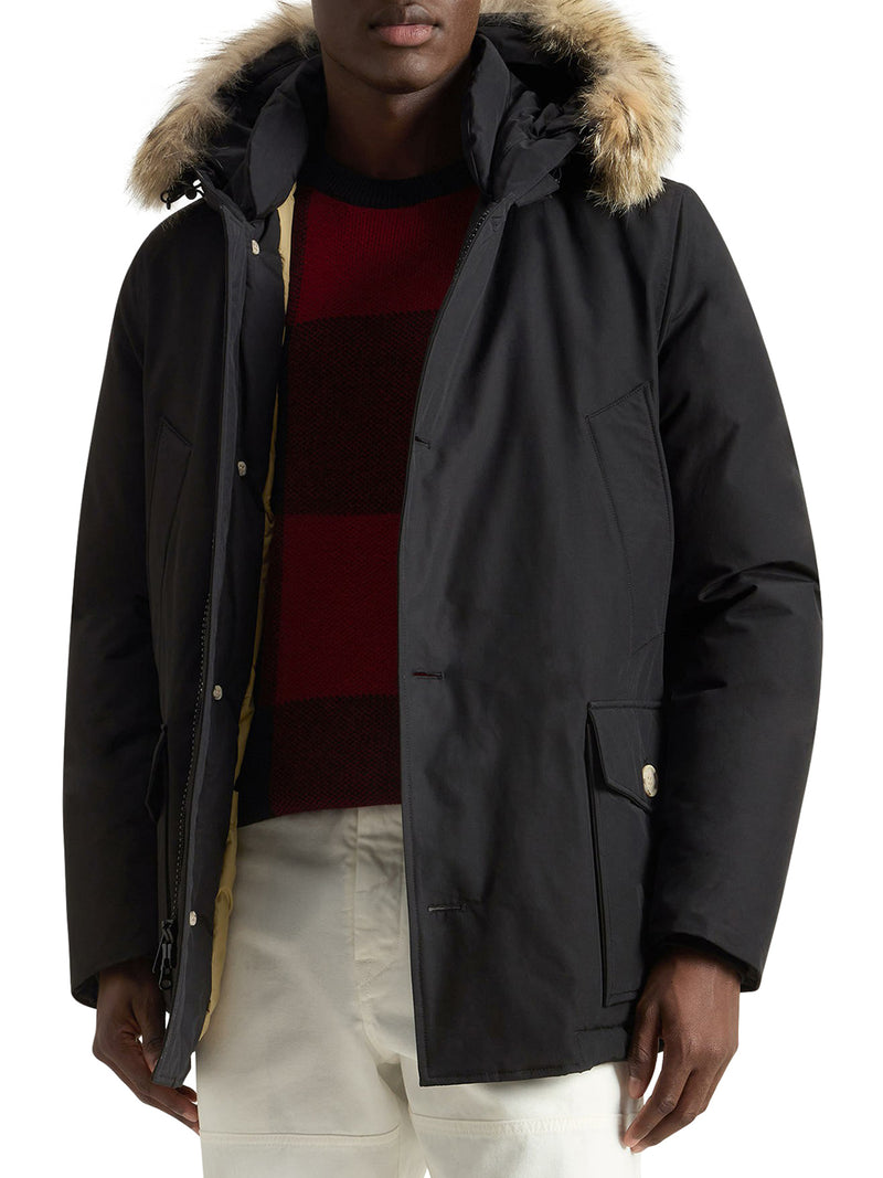 ARCTIC ANORAK IN RAMAR CLOTH WITH REMOVABLE FUR