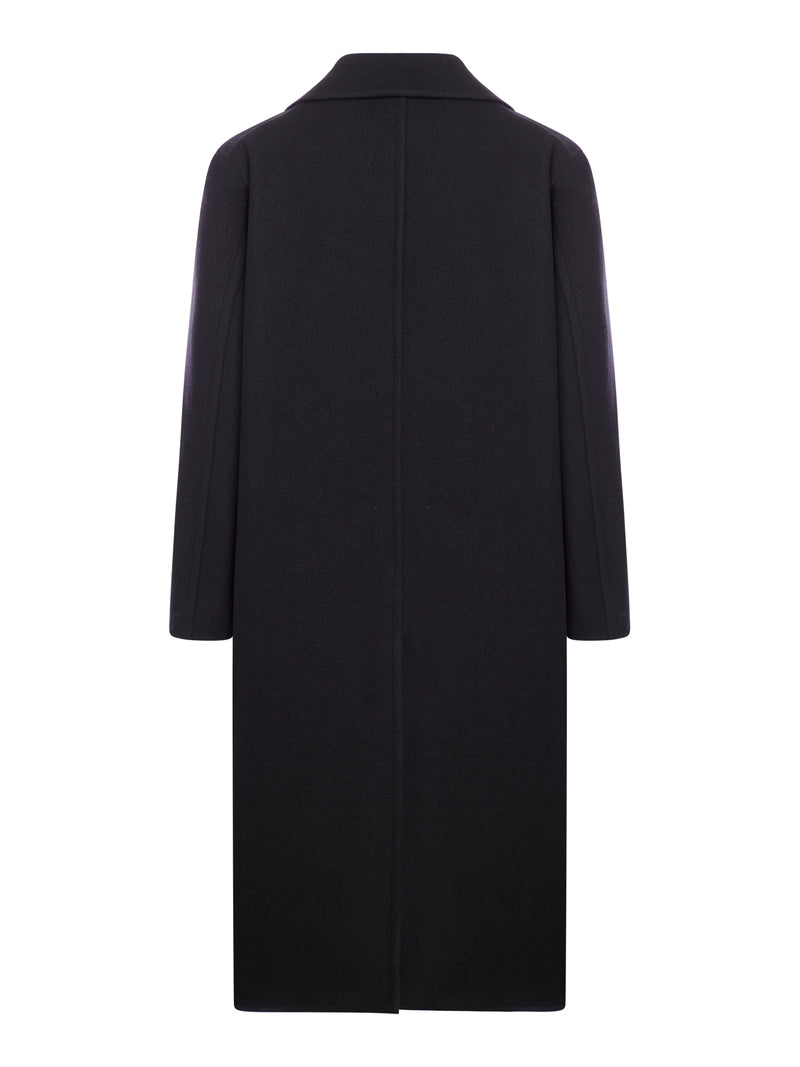 DOUBLE-BREASTED VIRGIN WOOL COAT