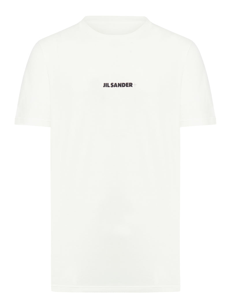 CREWNECK T-SHIRT WITH JIL SANDER LOGO