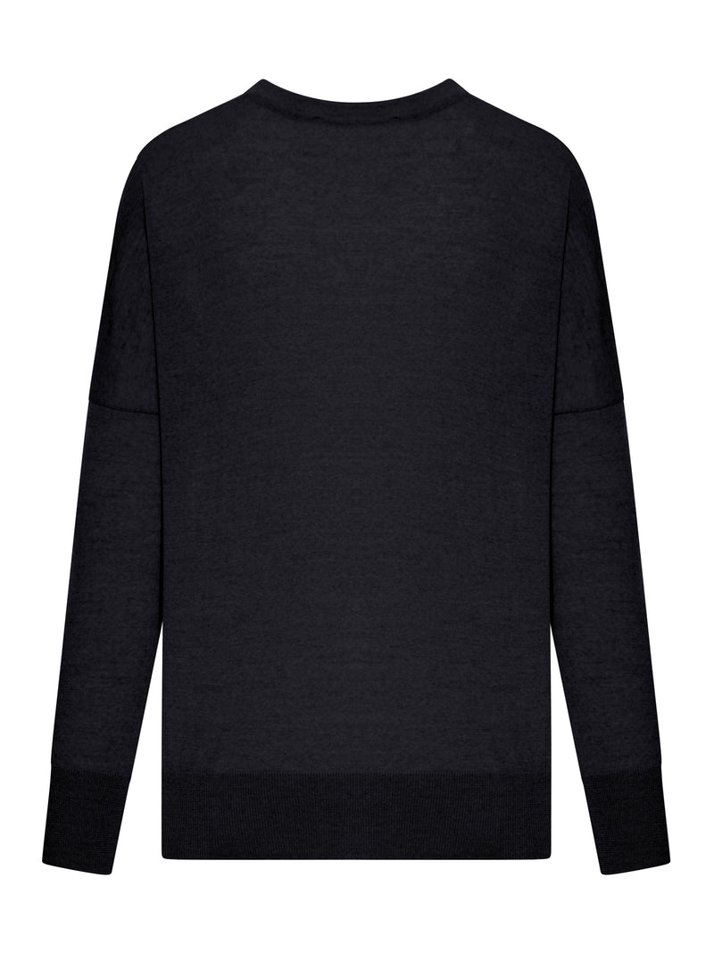CREW NECK WOOL SWEATER
