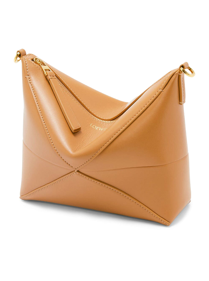 PUZZLE FOLD POUCH IN POLISHED CALFSKIN