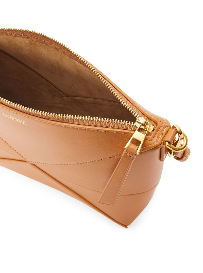 PUZZLE FOLD POUCH IN POLISHED CALFSKIN