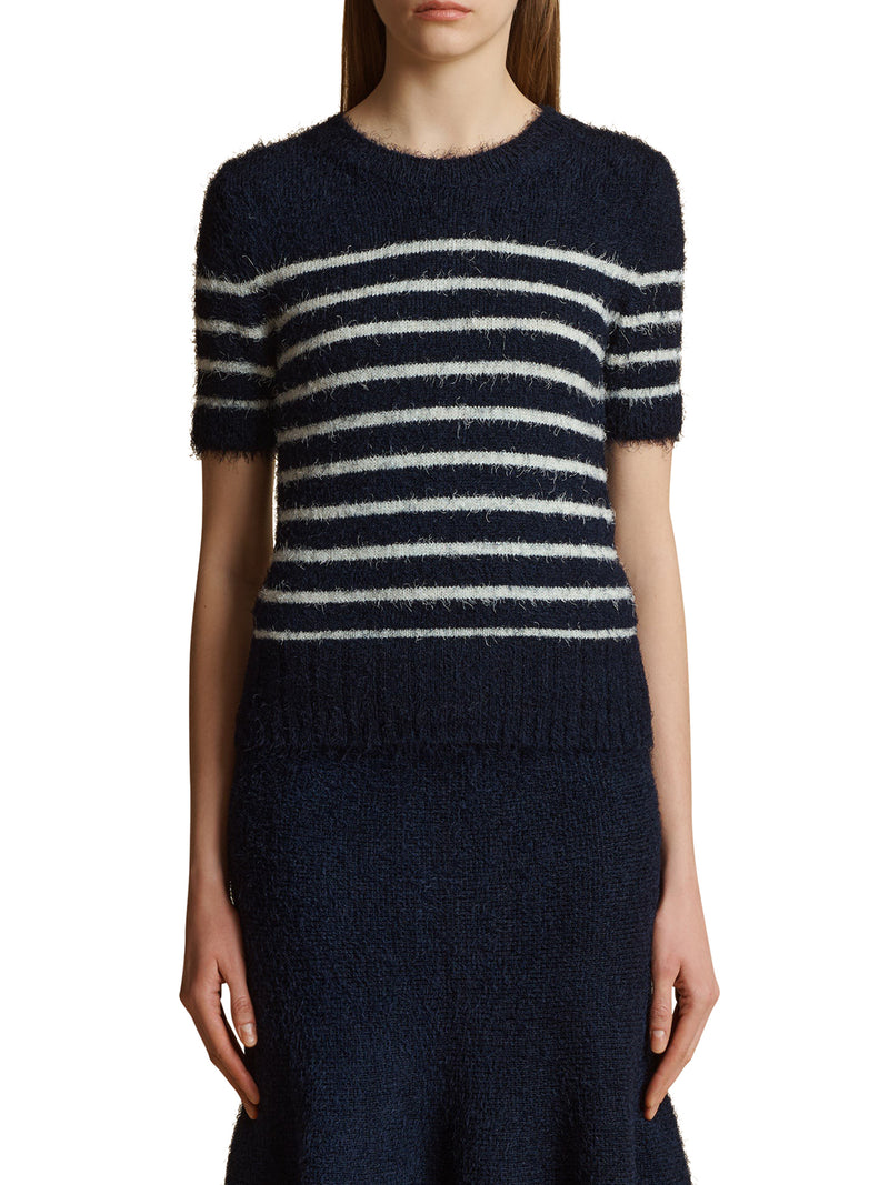 Luphia sweater in wool and silk blend