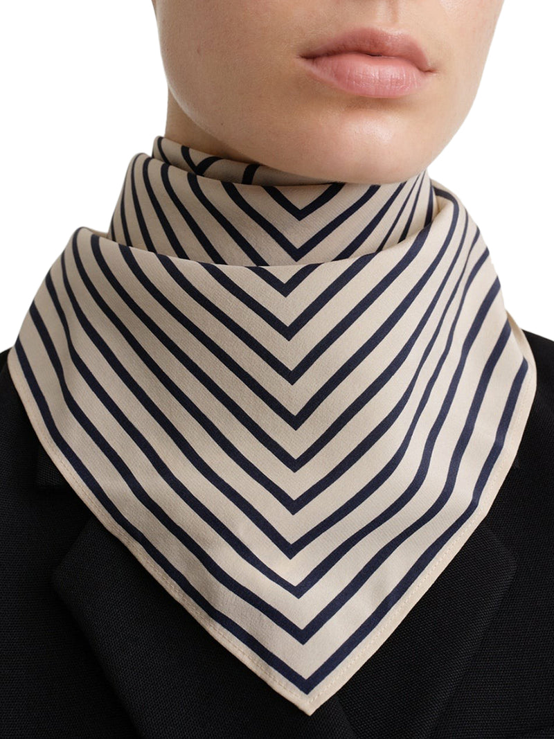 SIGNATURE MONOGRAM SILK SCARF