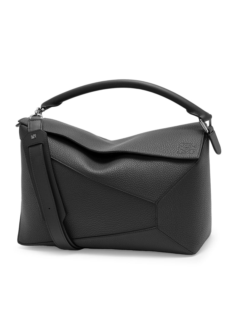 LARGE PUZZLE BAG IN HAMMERED CALFSKIN