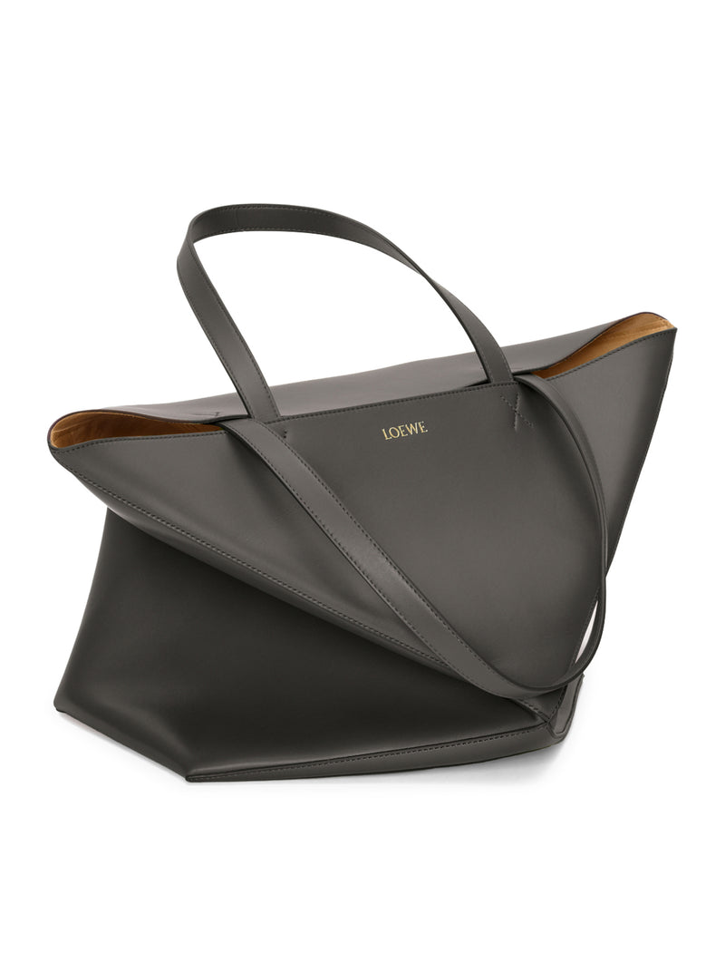 PUZZLE FOLD TOTE XL BAG IN POLISHED CALFSKIN