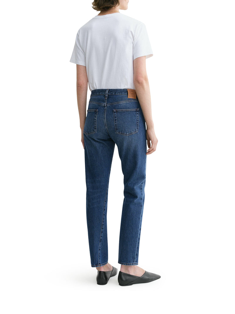 TWISTED SEAM DENIM WORN BLUE