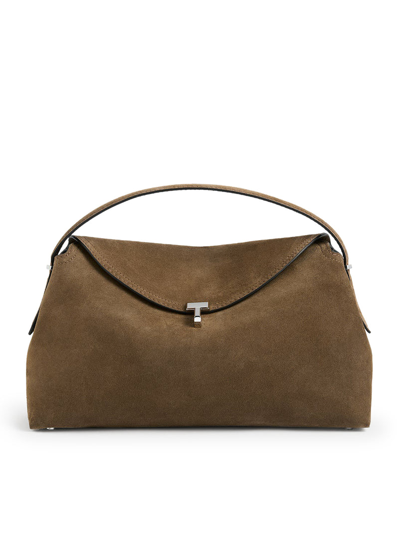T-LOCK SUEDE TOP HANDLE