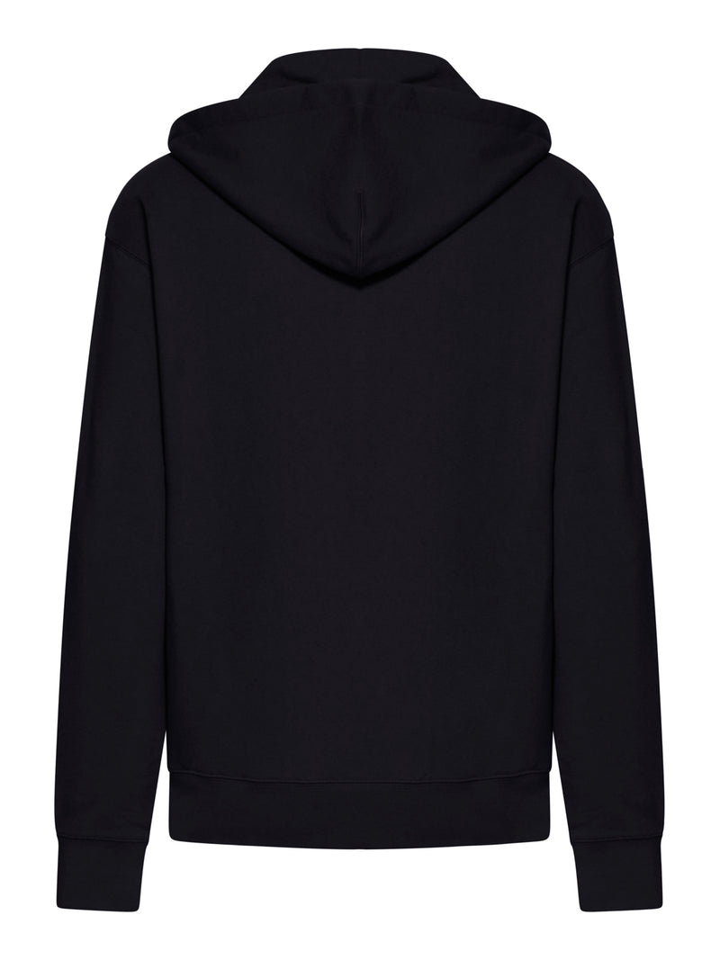 HOODIE WITH ZIP AND LOGO