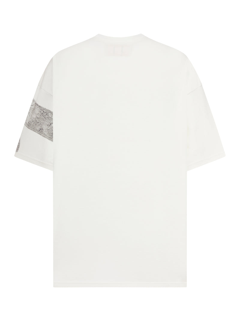 THE BOY WHITE FLAKE T-SHIRT