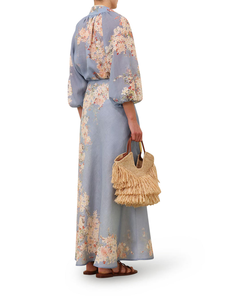 FLUID BLOUSE WITH JEWEL BUTTONS