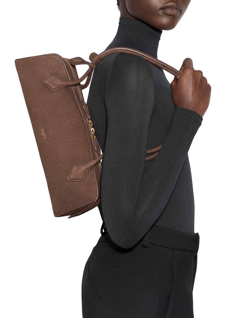 LE TECKEL MEDIUM BAG IN NUBUCK CALFSKIN