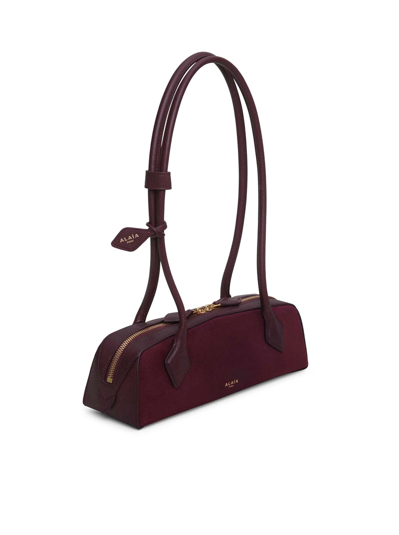 LE TECKEL SMALL BI-MATERIAL LEATHER BAG