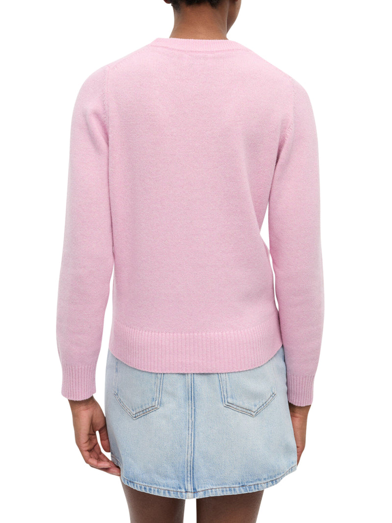 WOOL SWEATER WITH PRINT