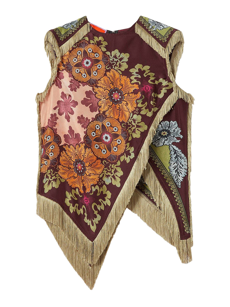SILK FOULARD TOP