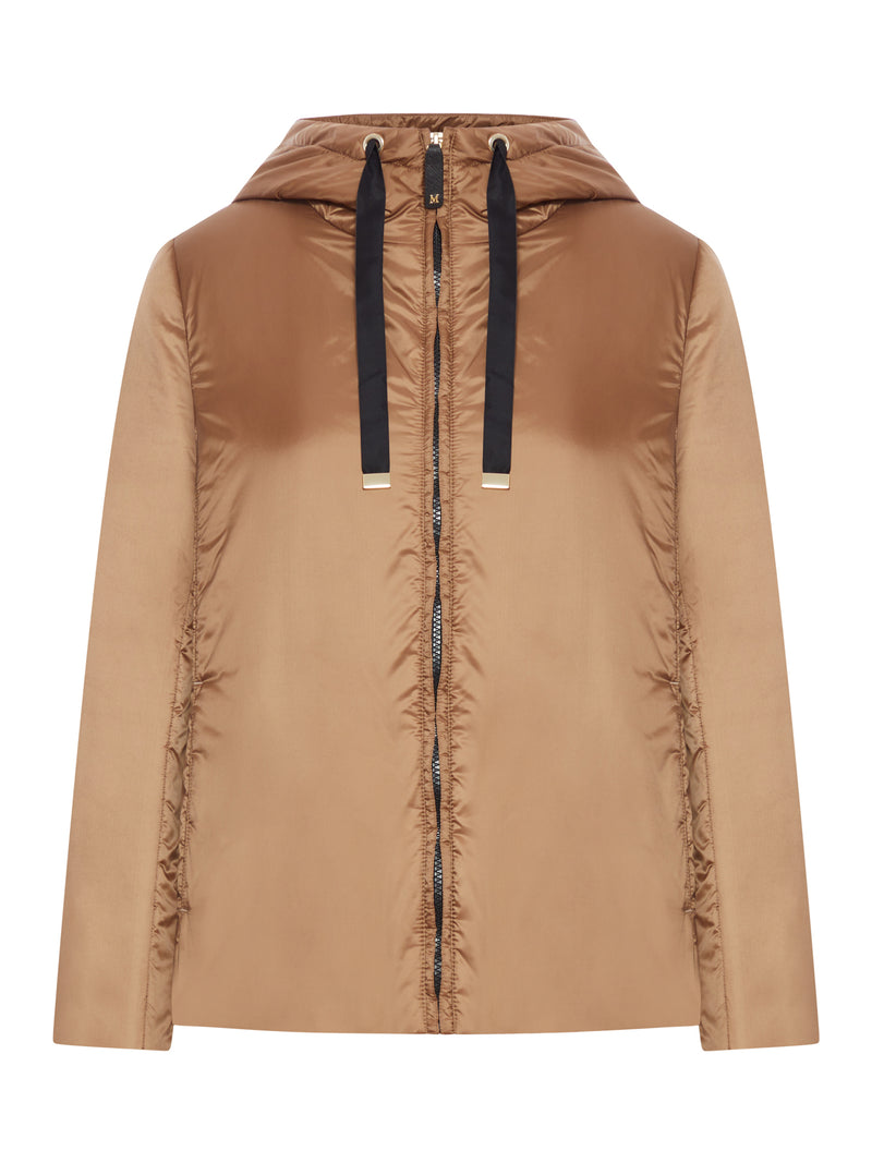 PADDED JACKET WITH DROP-PROOF CANVAS HOOD