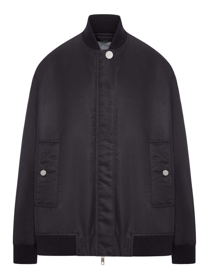 OVERSIZED TWILL BOMBER