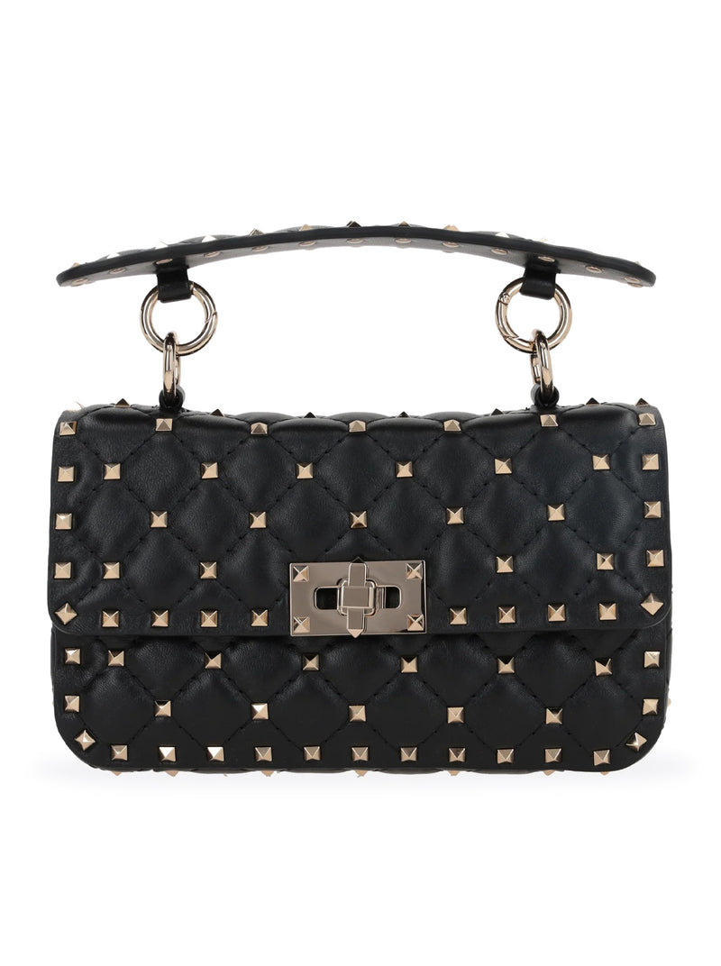 SMALL ROCKSTUD SPIKE BAG IN MATELASSÉ NAPPA