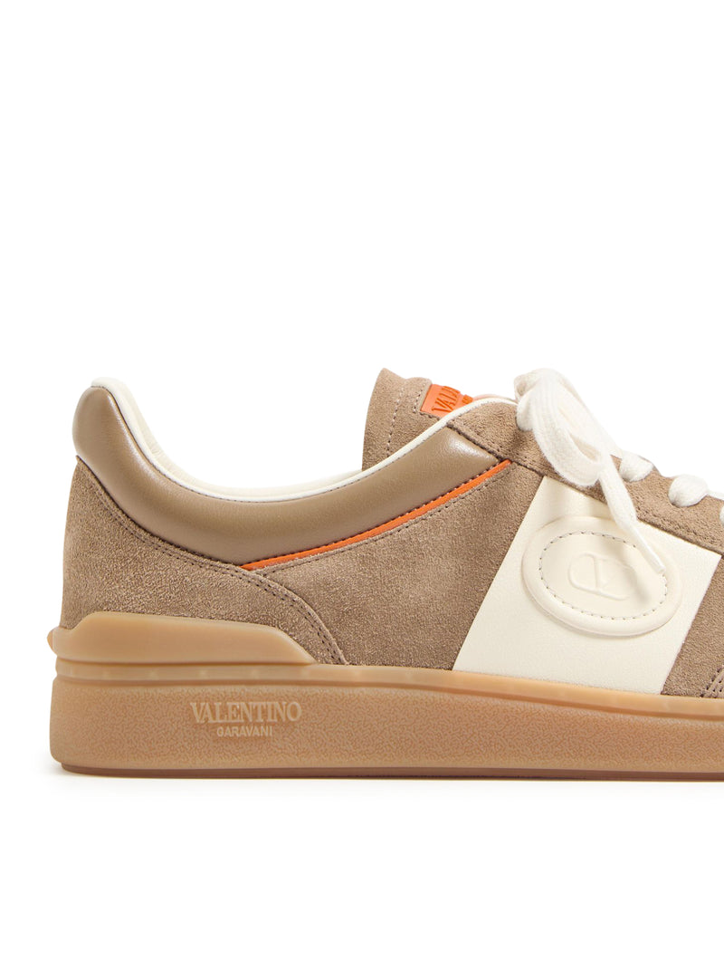 LOW TOP UPVILLAGE SNEAKER IN CRUST AND NAPPA CALFSKIN