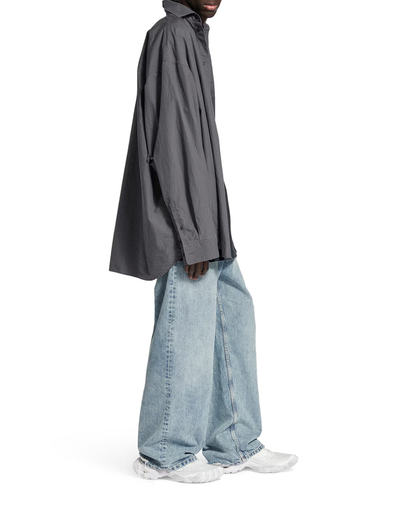 LAYERED POPLIN T-SHIRT