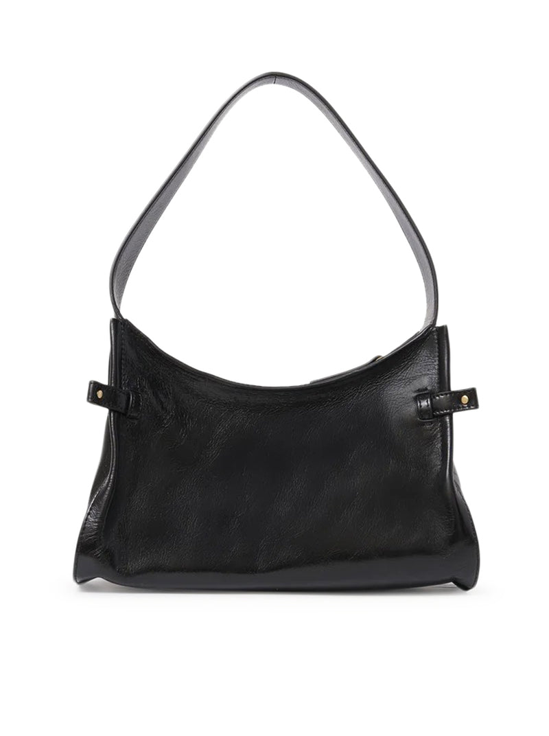 CHLOE` CHARMS HOBO BAG IN SHINY LEATHER