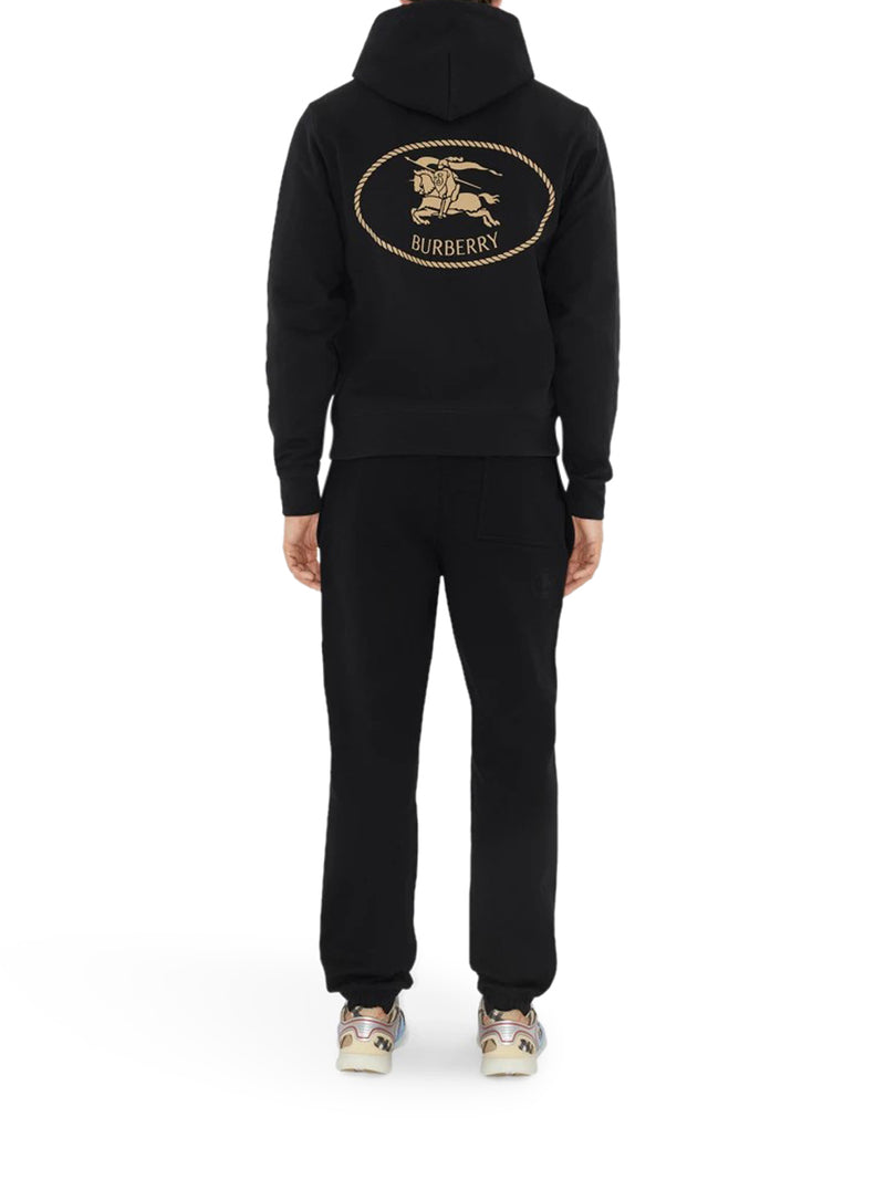 KNIGHT STAMP COTTON HOODIE