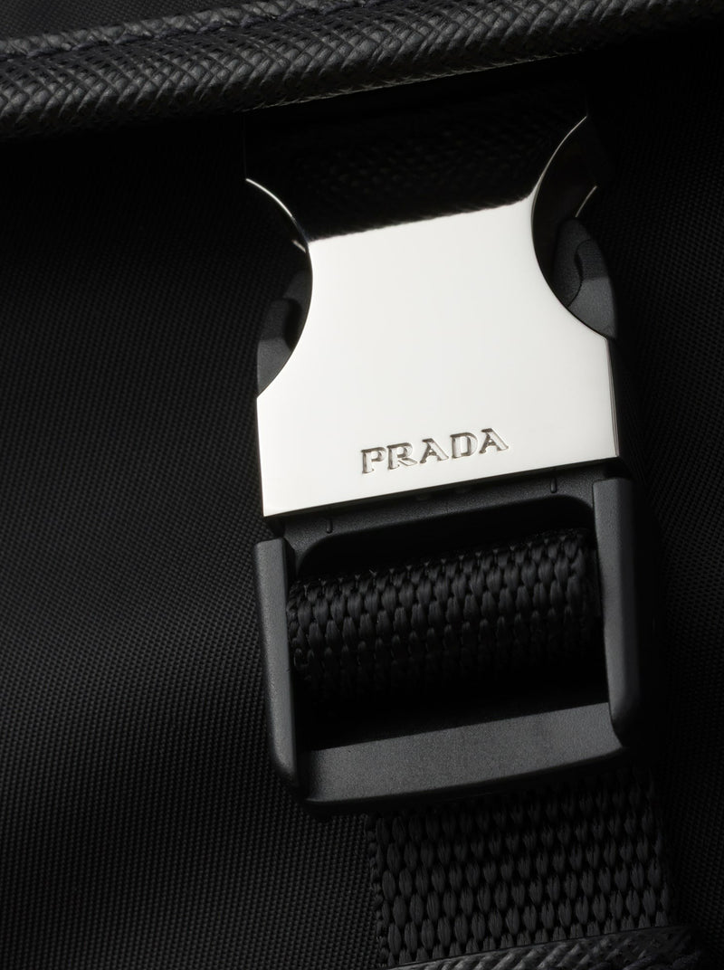 RE-NYLON AND SAFFIANO SHOULDER BAG