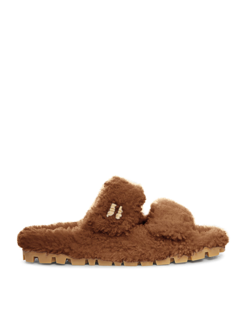 SHEARLING SANDALS