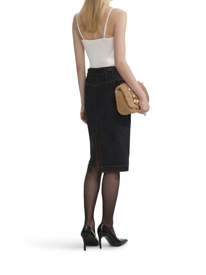 RIBBED TOP WITH LACE