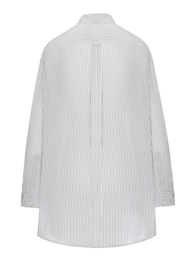 STRIPED POPLIN SHIRT
