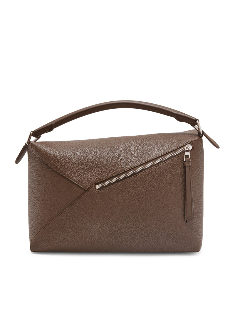 LARGE PUZZLE BAG IN HAMMERED CALFSKIN