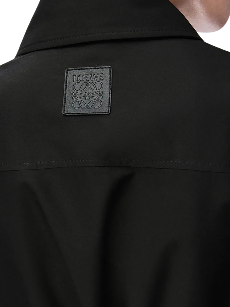 COTTON AND SILK BALLOON SKIRT DRESS