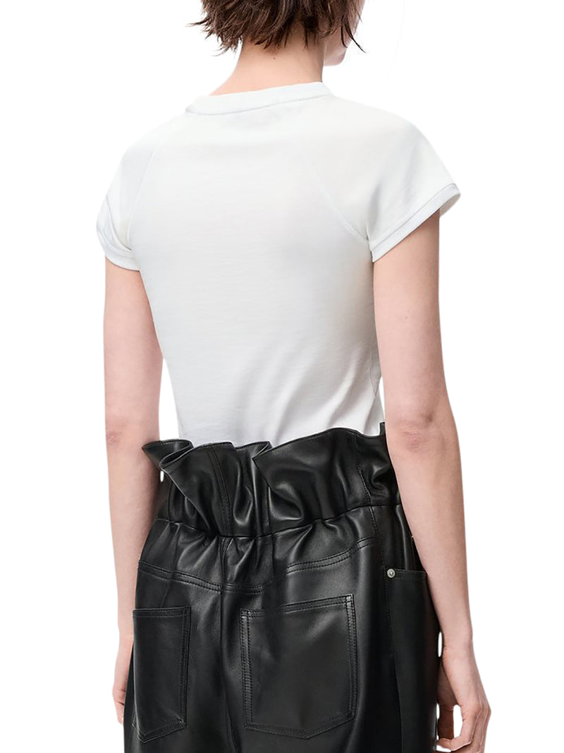 SLIM FIT COTTON T-SHIRT WITH ANAGRAM