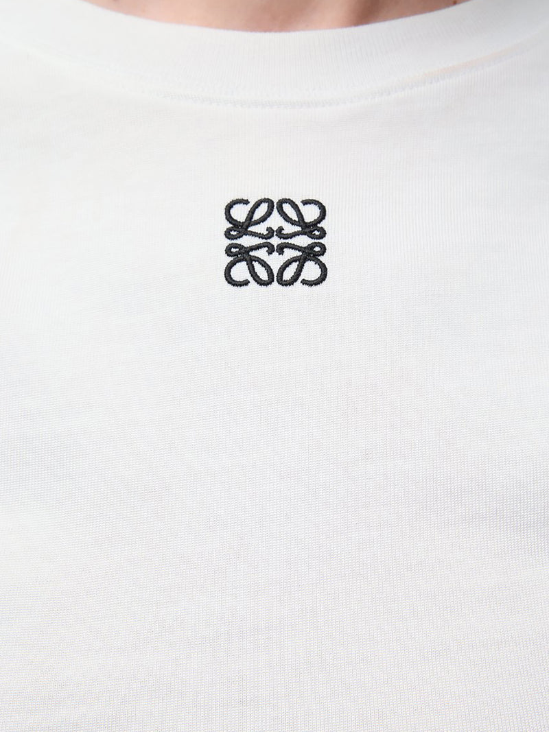 SLIM FIT COTTON T-SHIRT WITH ANAGRAM