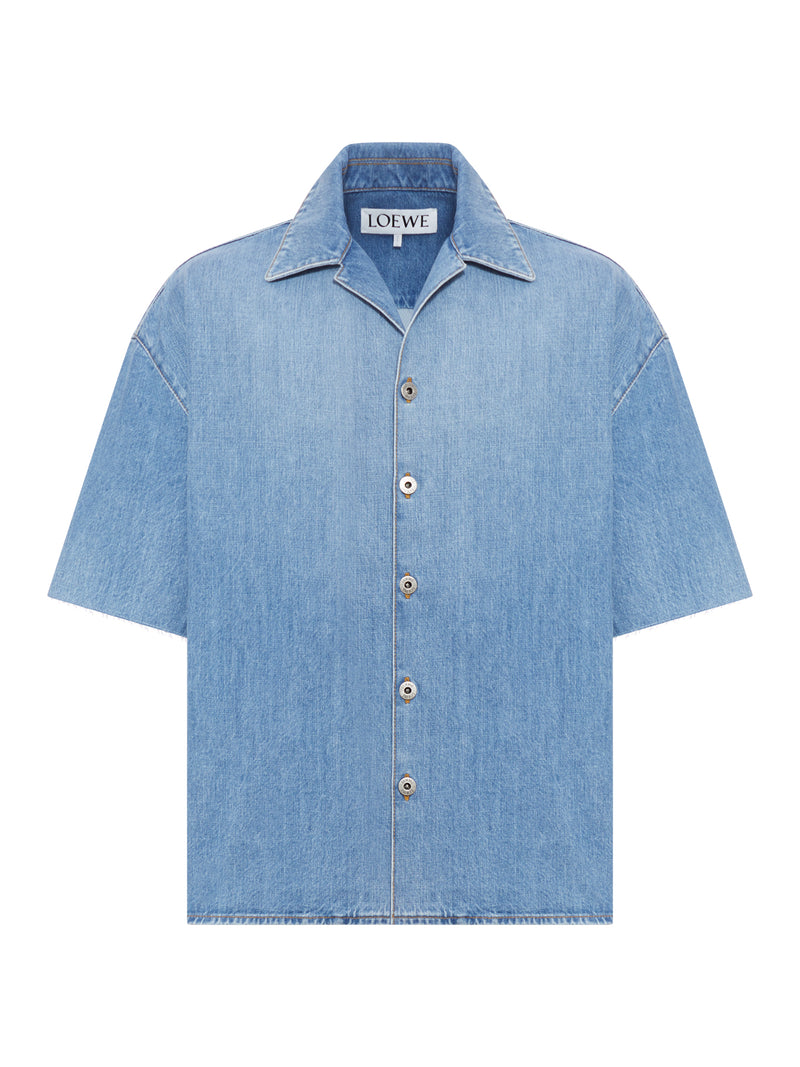 ANAGRAM DENIM SHORT SLEEVE SHIRT