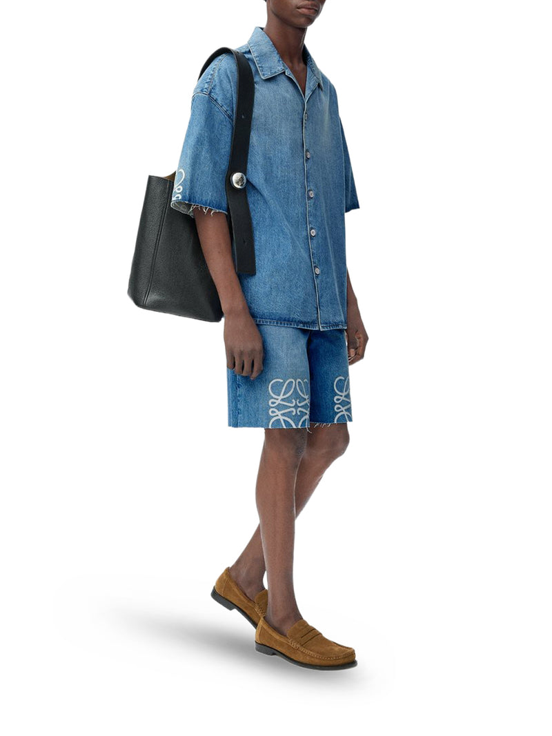 ANAGRAM DENIM SHORT SLEEVE SHIRT