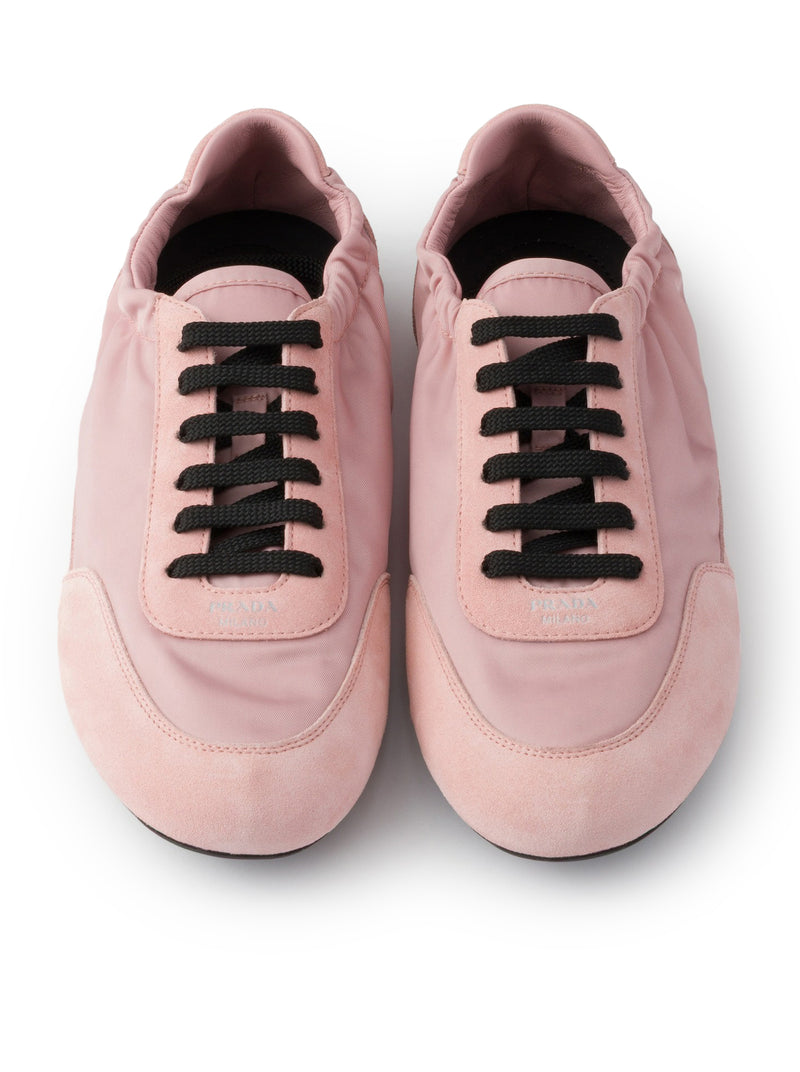COLLAPSE SNEAKERS IN RE-NYLON AND SUEDE