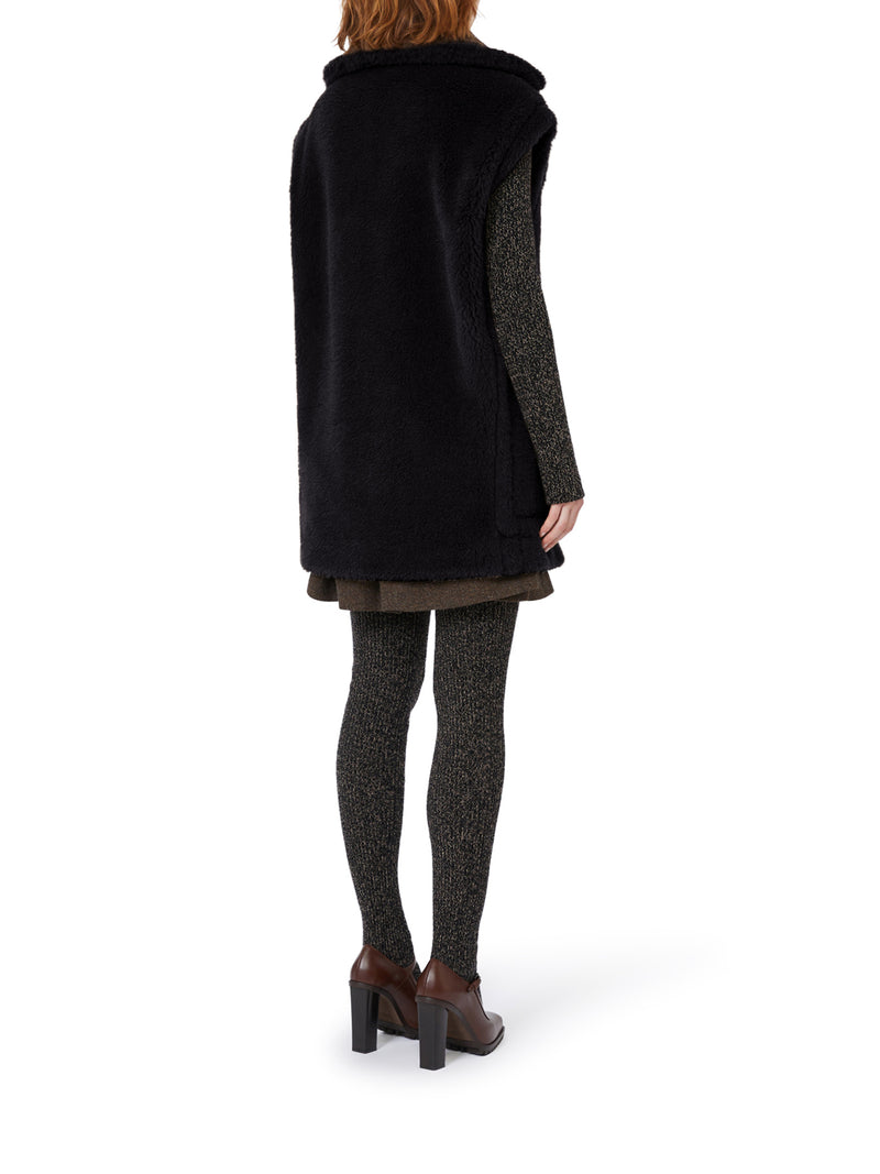 TEDDY VEST IN ALPACA AND WOOL