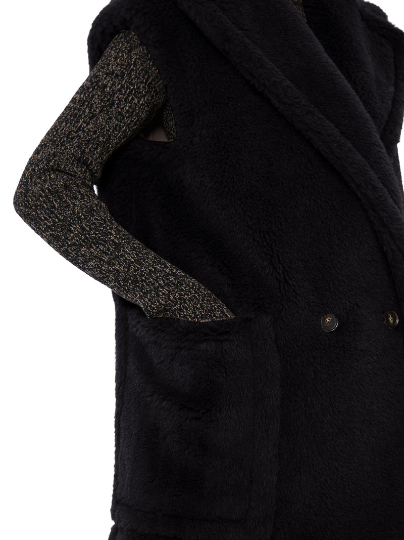 TEDDY VEST IN ALPACA AND WOOL