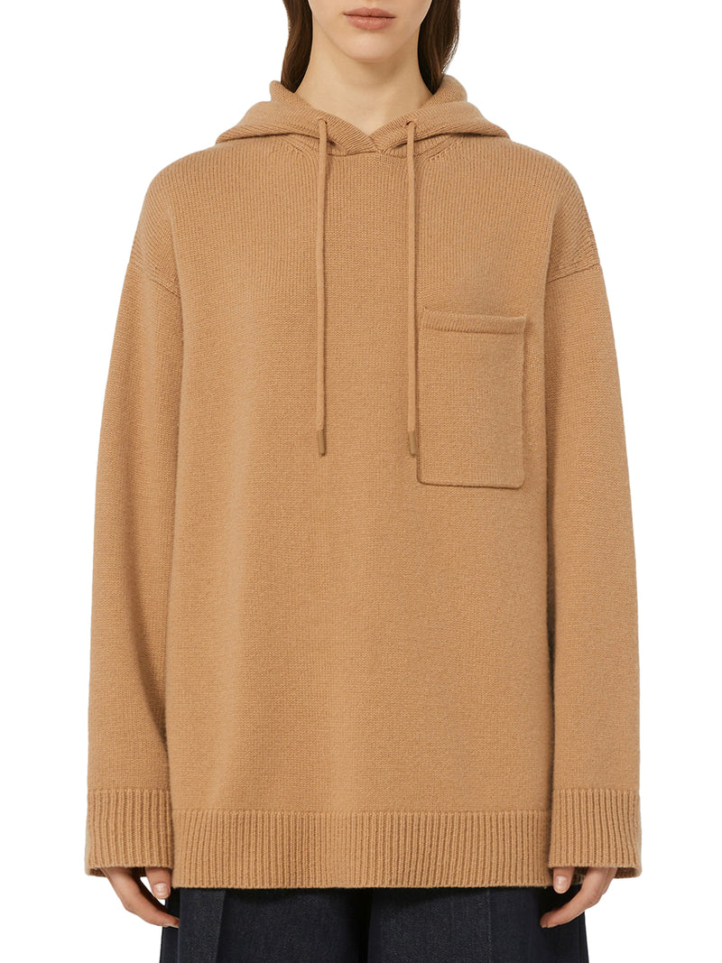 WOOL AND CASHMERE HOODIE