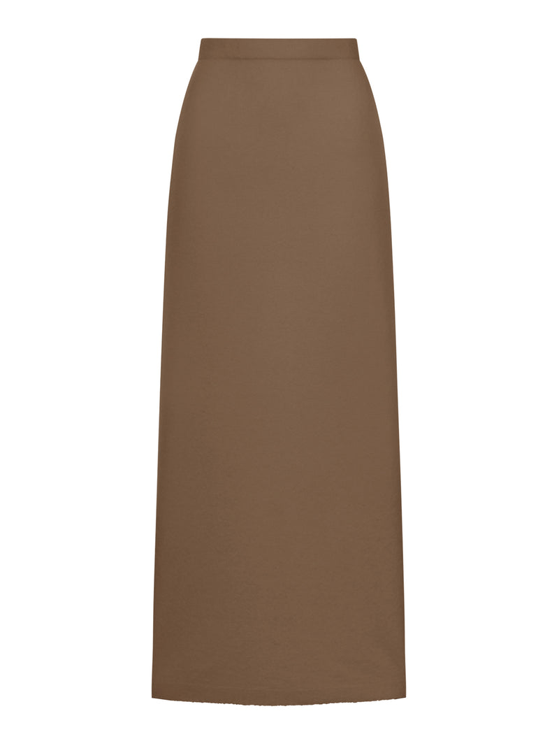 STRETCH CASHMERE YARN SKIRT