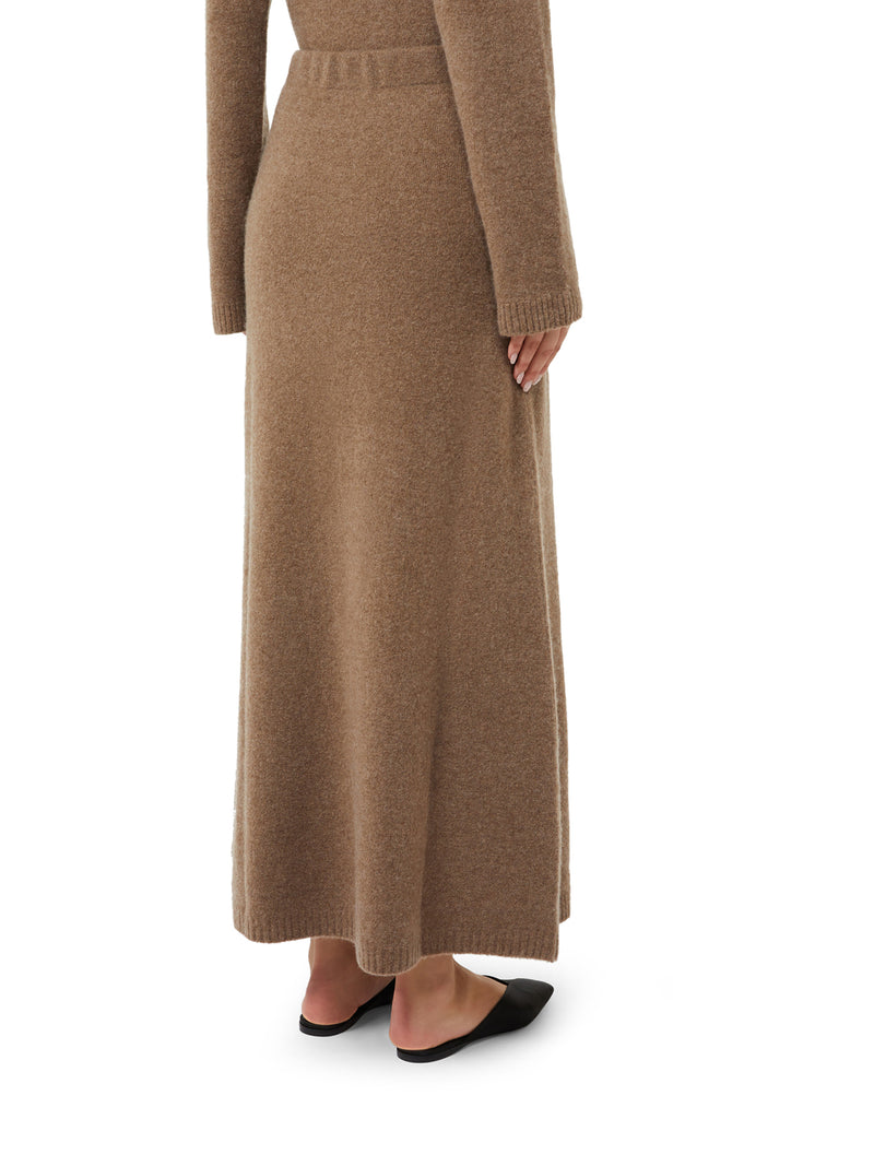 STRETCH CASHMERE YARN SKIRT