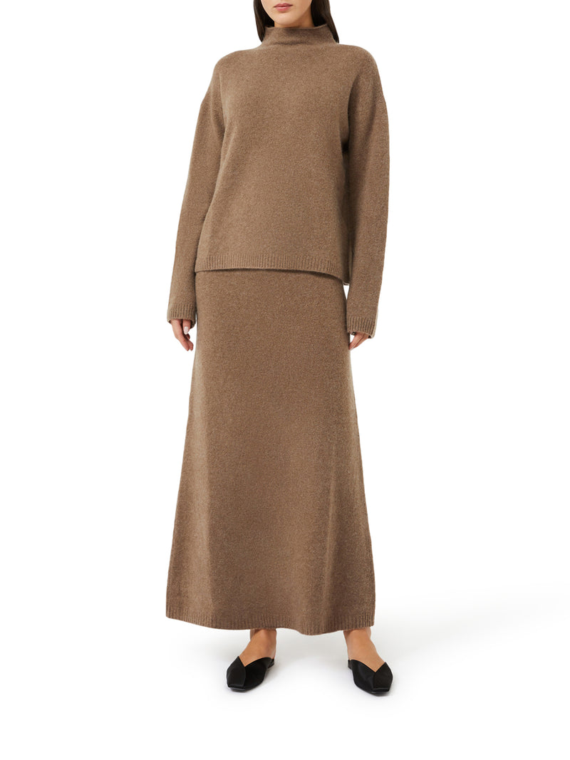 BOXY SWEATER IN STRETCH CASHMERE YARN