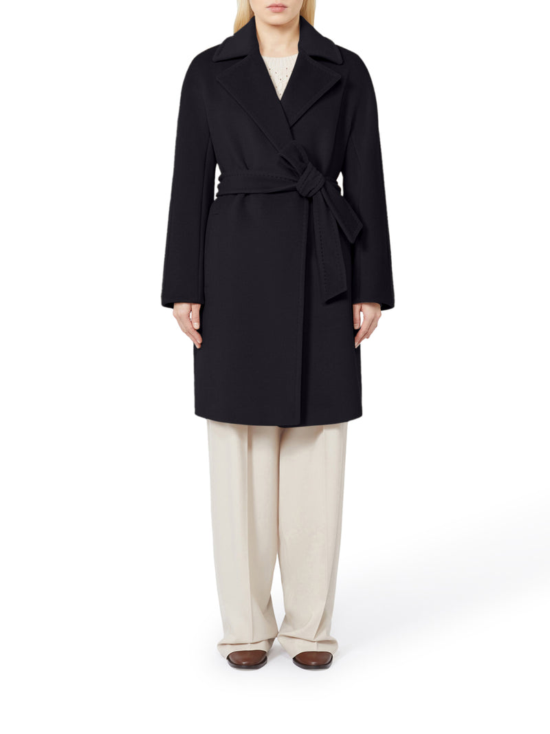 SCIRE BEAVER WOOL ROBE COAT