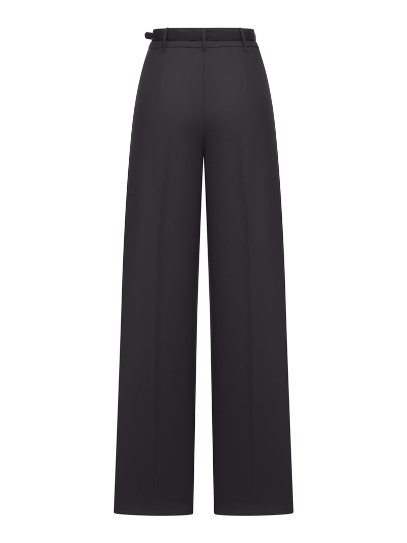 WOOL TASSEL ENTRY TROUSERS