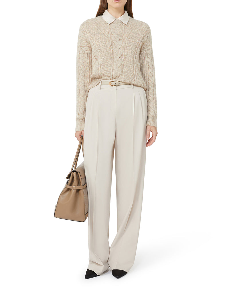 BOXY ALPACA BLEND SWEATER