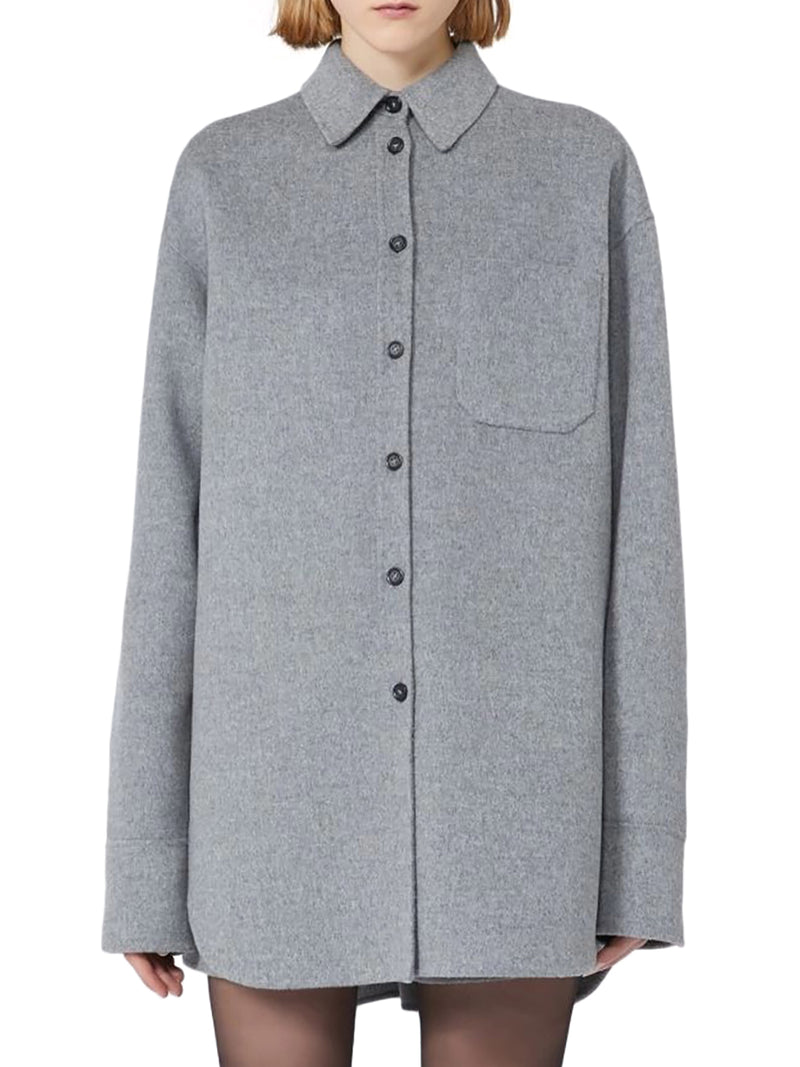 OVERSIZED RIBER WOOL SHIRT