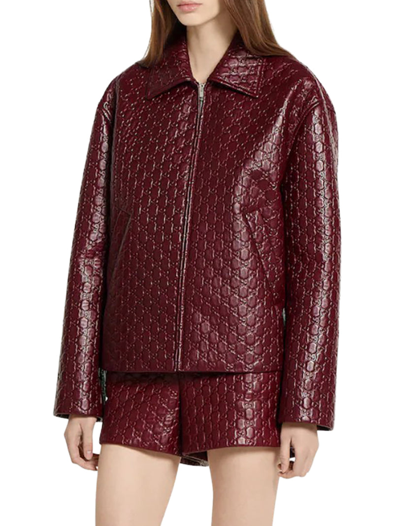 OVERSIZE JKT ALL OVER GG EMBOS