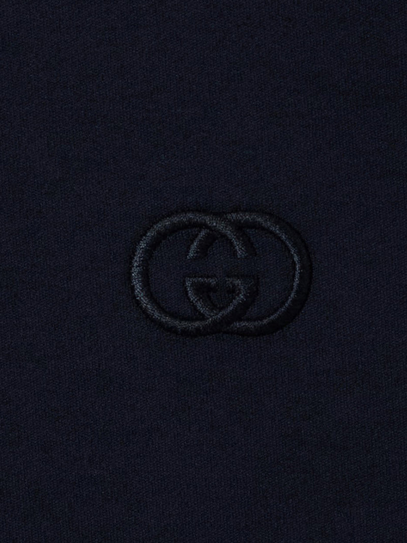 LIGHTWEIGHT WOOL POLO SHIRT WITH EMBROIDERED LOGO